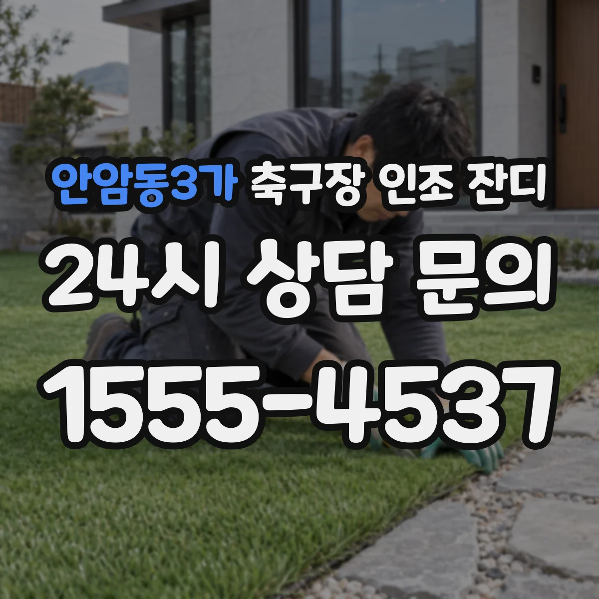 안암동3가 축구장 인조 잔디