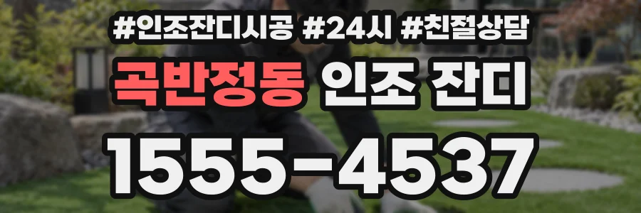 곡반정동 인조 잔디