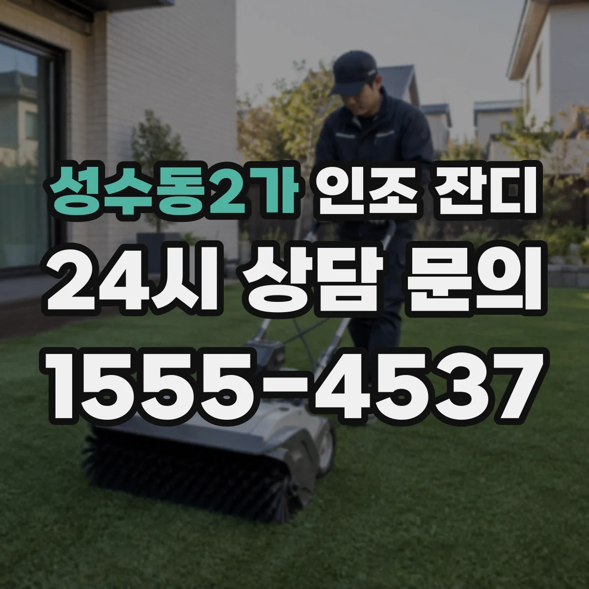 성수동2가 인조 잔디