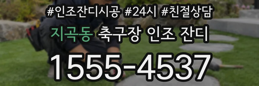 지곡동 축구장 인조 잔디