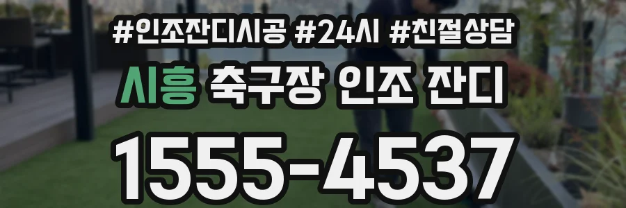 시흥 축구장 인조 잔디