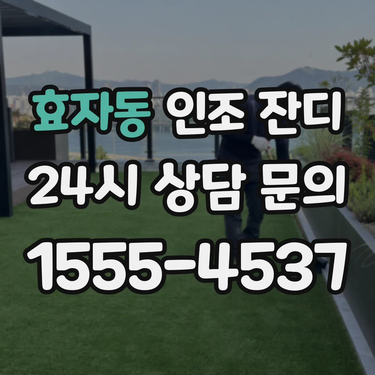 효자동 인조 잔디