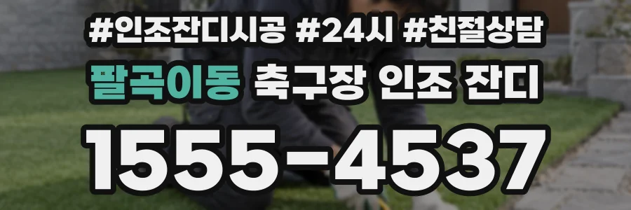 팔곡이동 축구장 인조 잔디