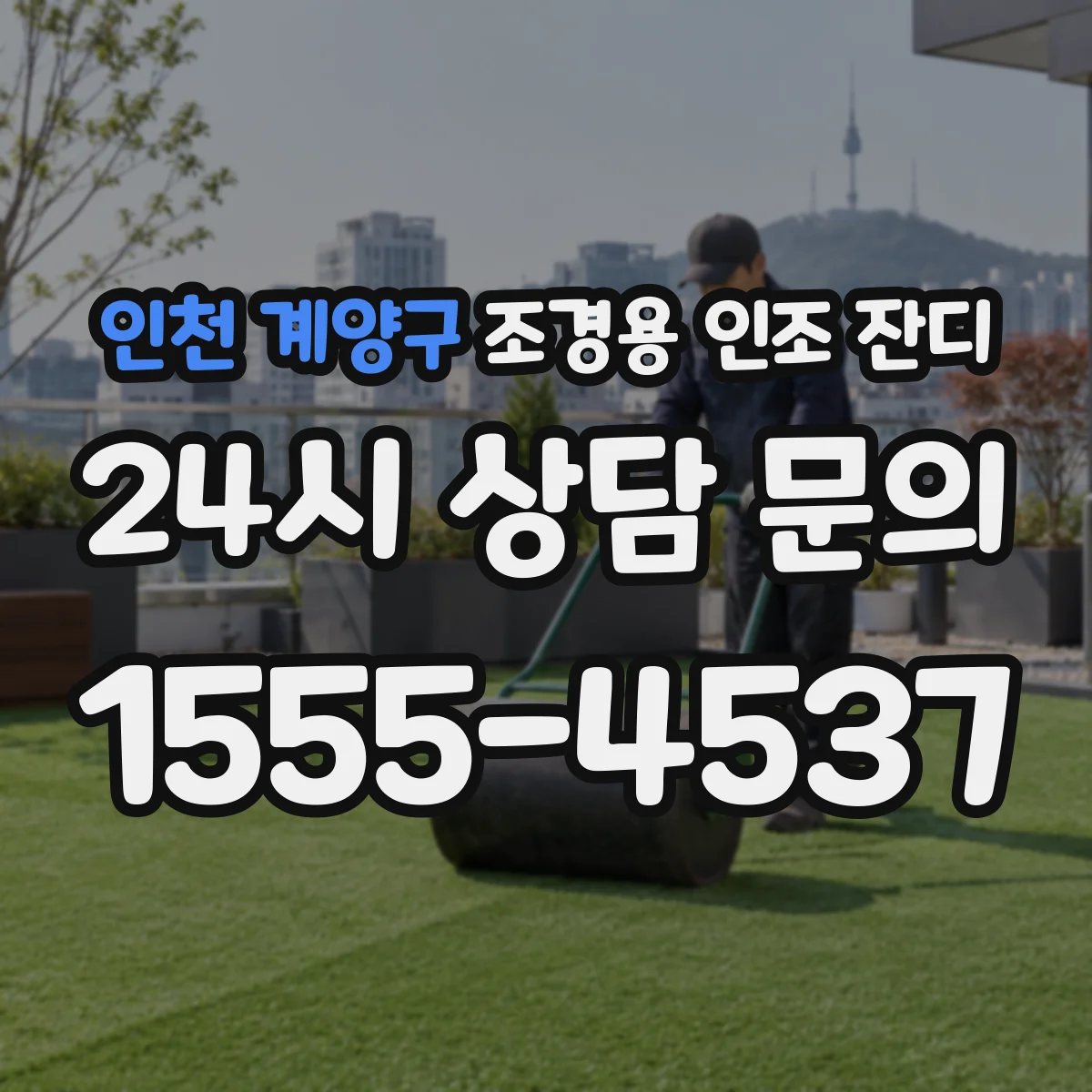 인천 계양구 조경용 인조 잔디