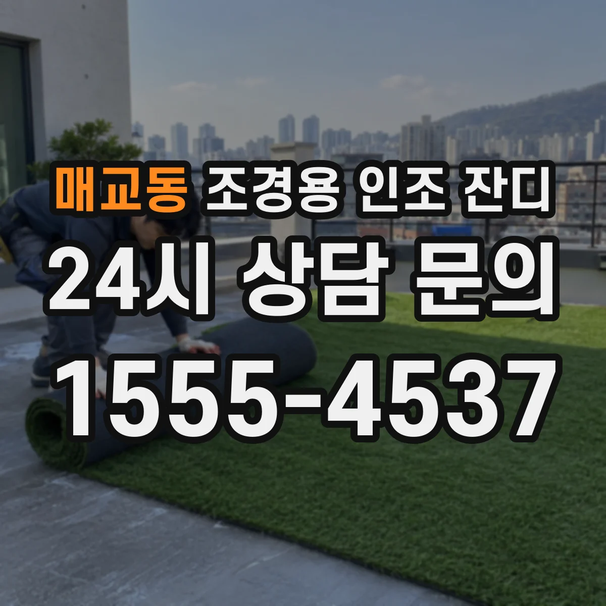 매교동 조경용 인조 잔디