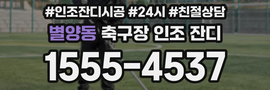 별양동 축구장 인조 잔디