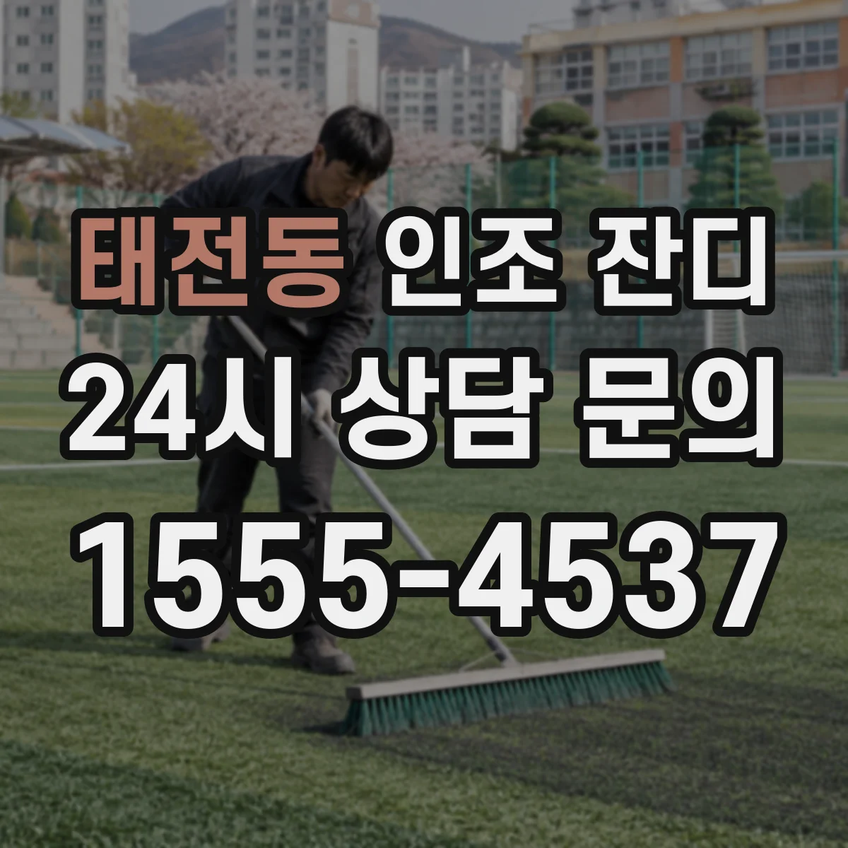 태전동 인조 잔디