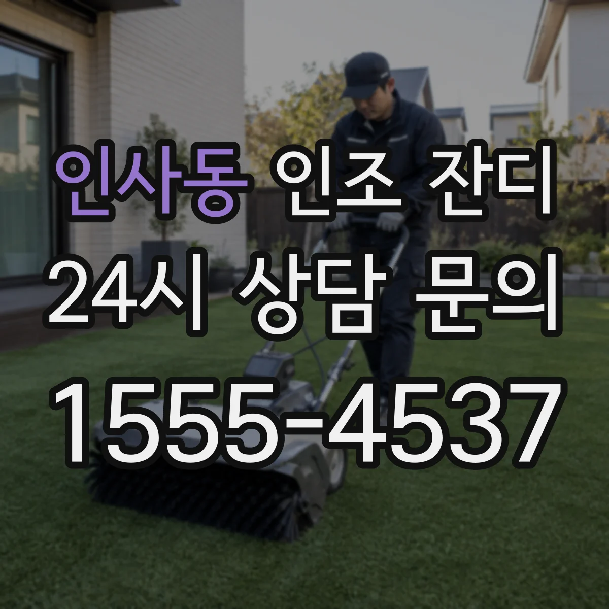 인사동 인조 잔디