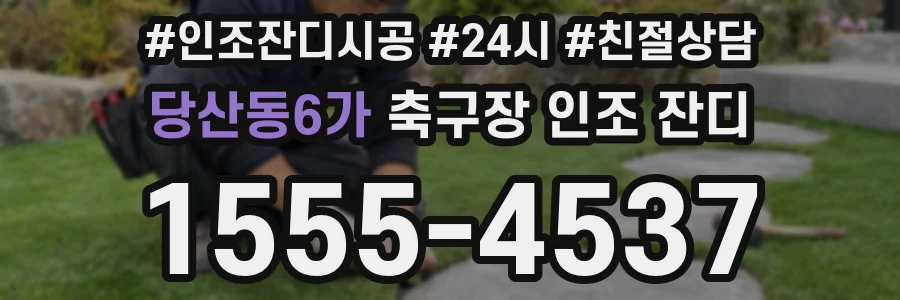 당산동6가 축구장 인조 잔디