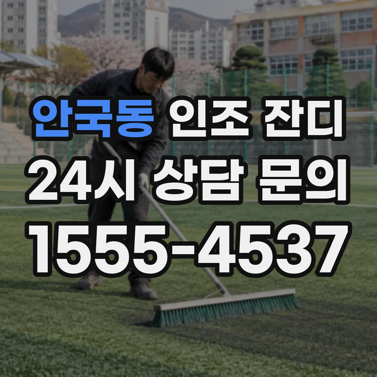 안국동 인조 잔디