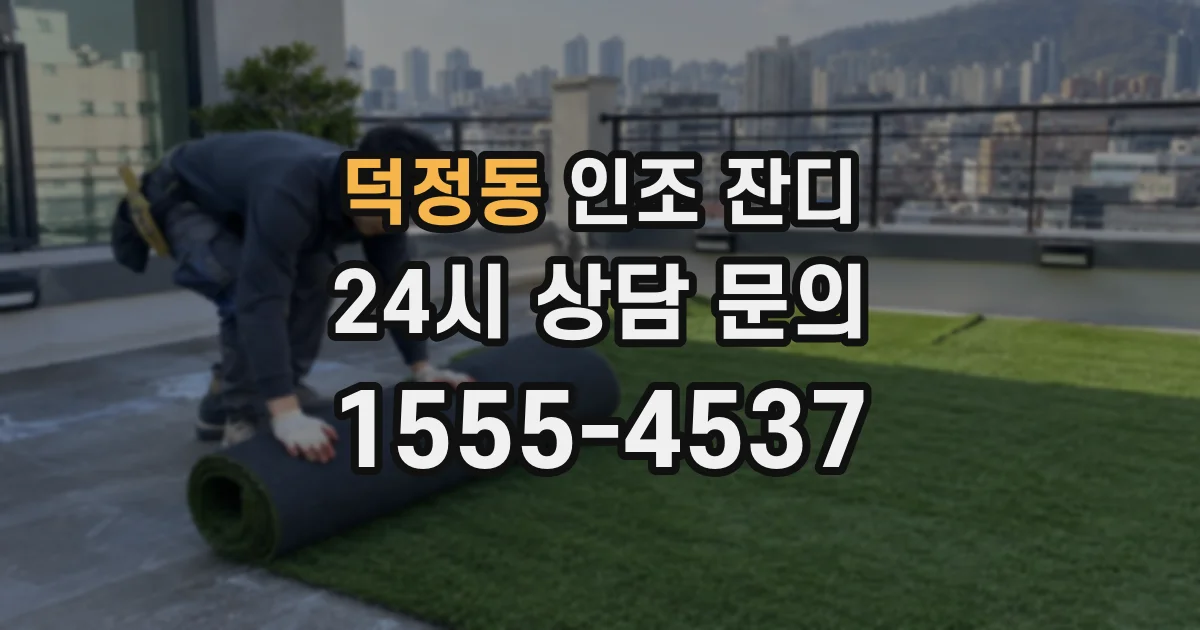 덕정동 인조 잔디