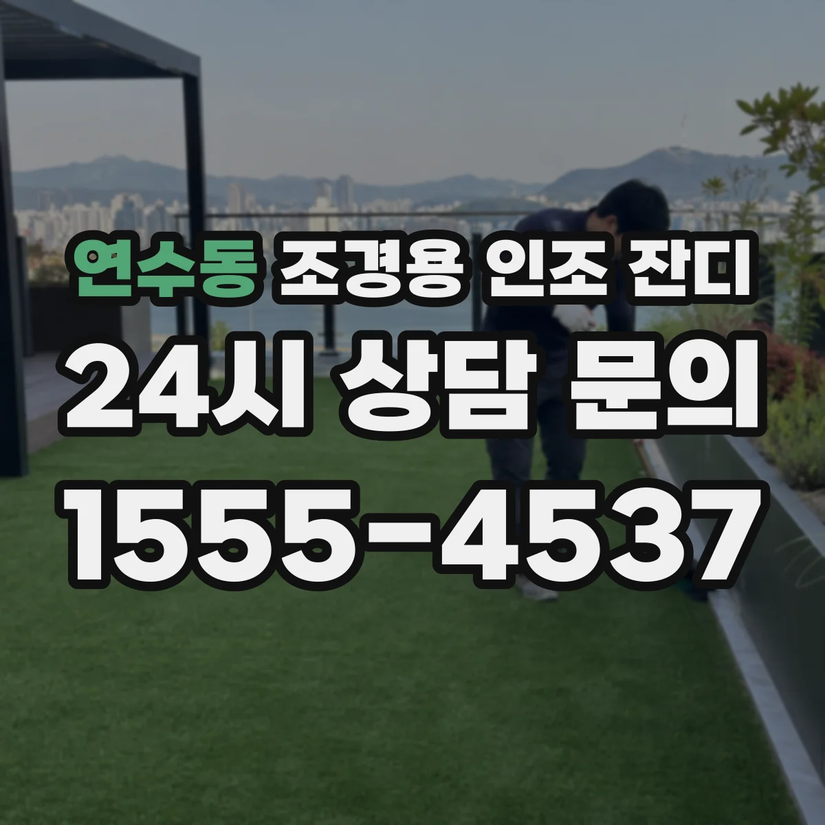 연수동 조경용 인조 잔디