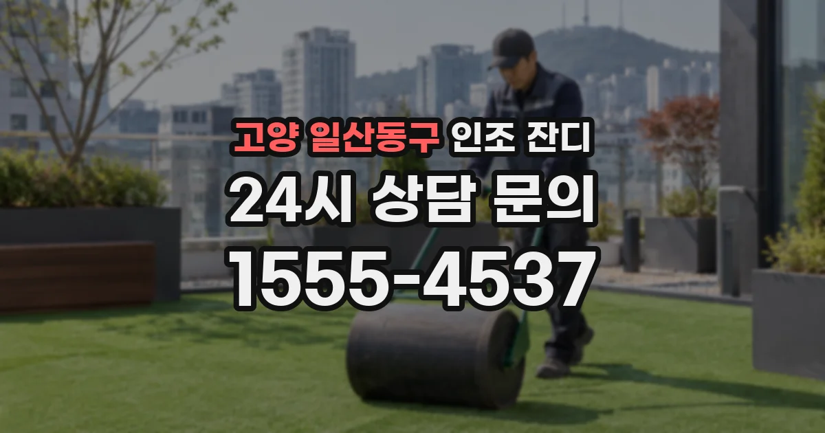 고양 일산동구 인조 잔디