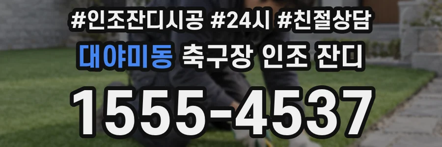 대야미동 축구장 인조 잔디