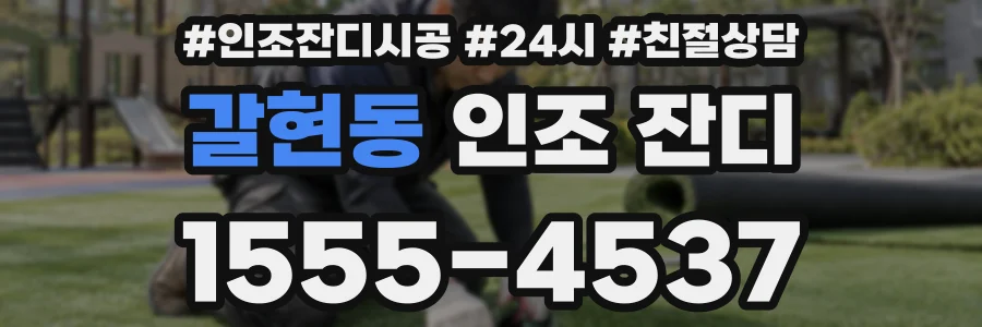 갈현동 인조 잔디