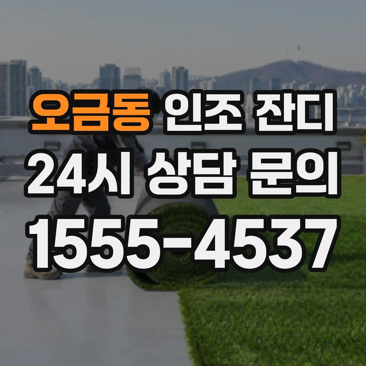 오금동 인조 잔디