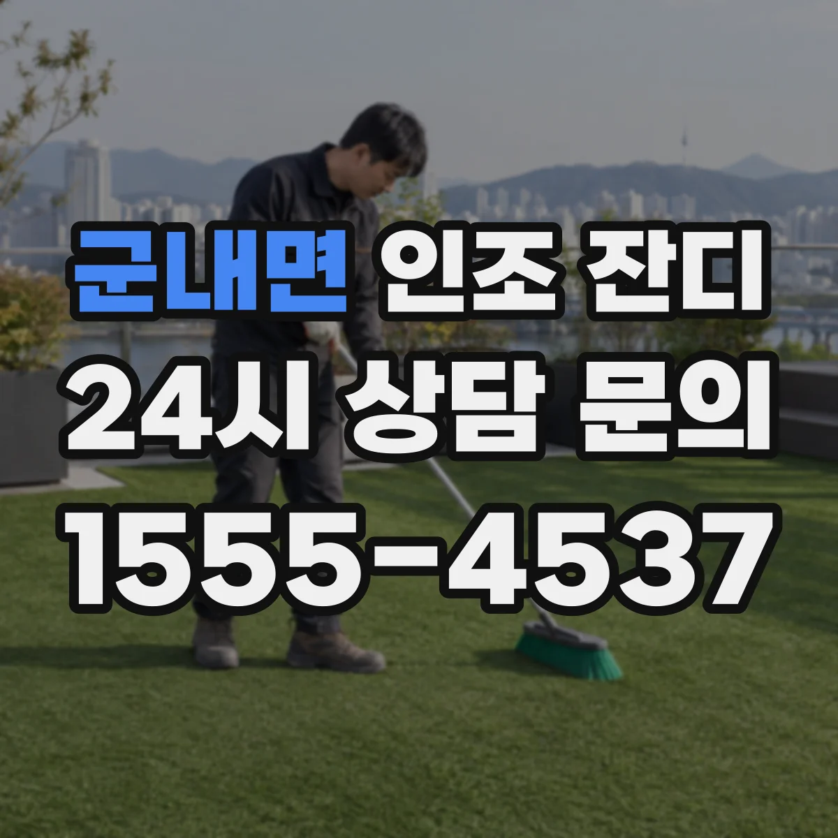 군내면 인조 잔디