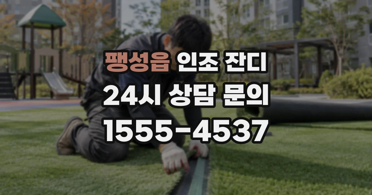 팽성읍 인조 잔디