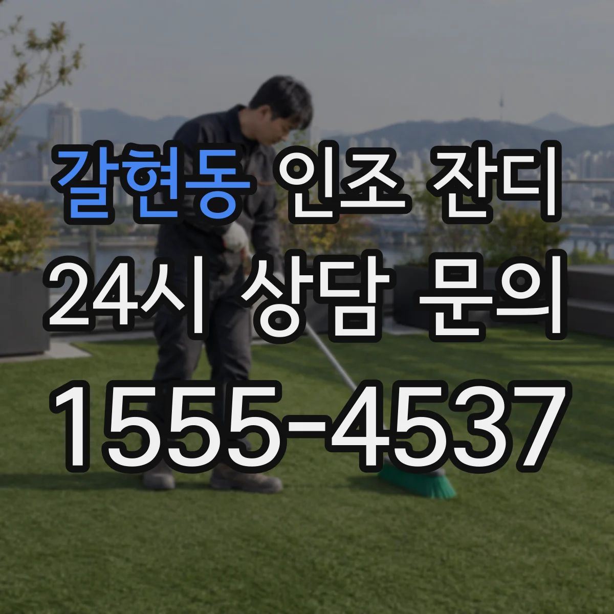 갈현동 인조 잔디