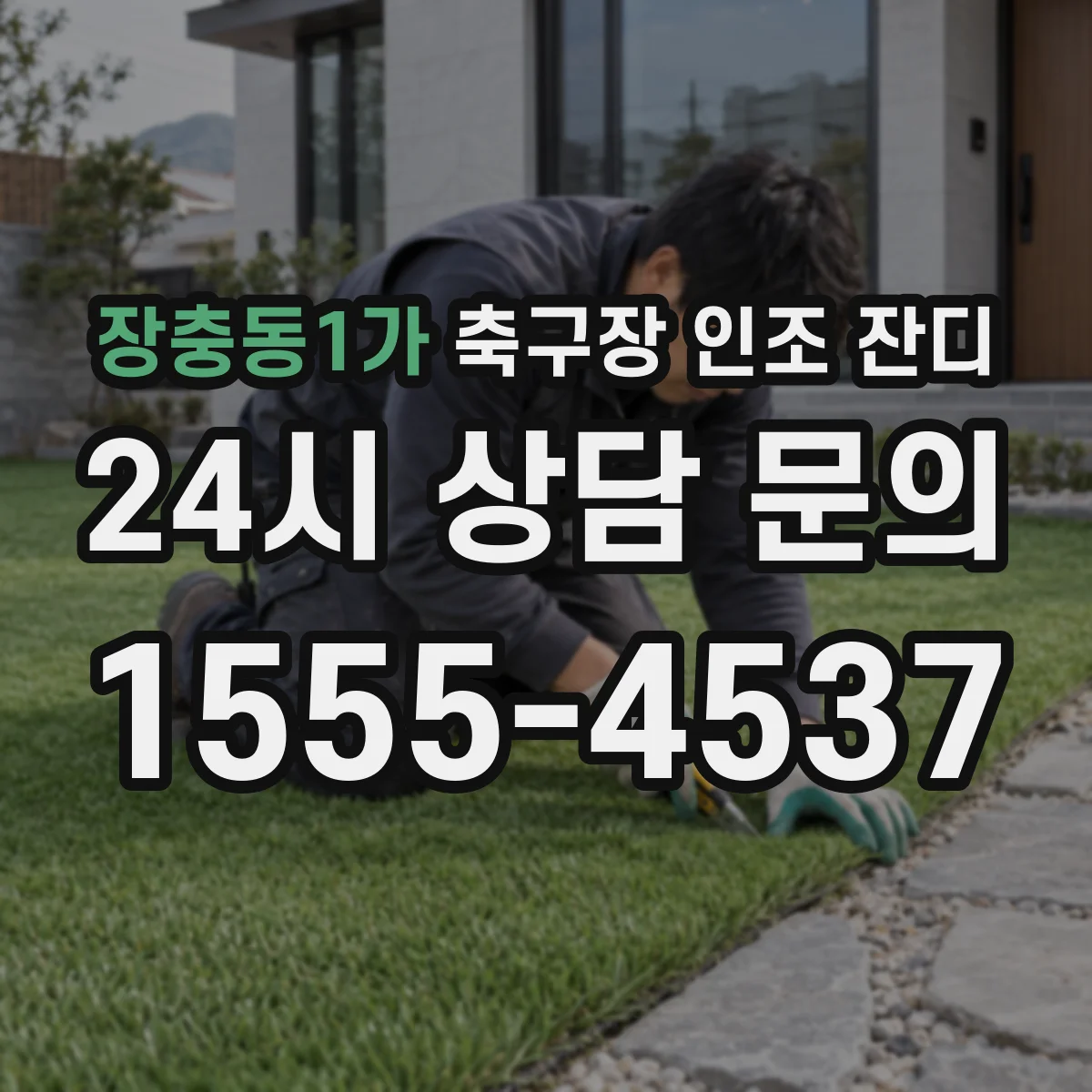 장충동1가 축구장 인조 잔디