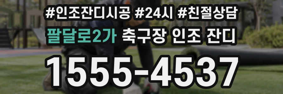 팔달로2가 축구장 인조 잔디