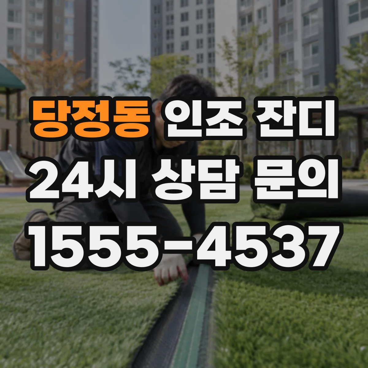 당정동 인조 잔디