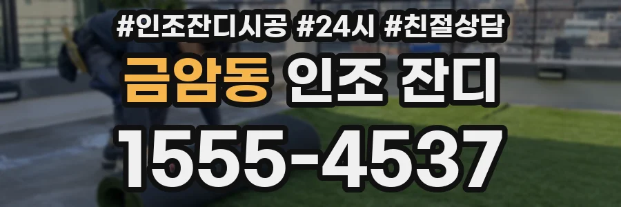 금암동 인조 잔디