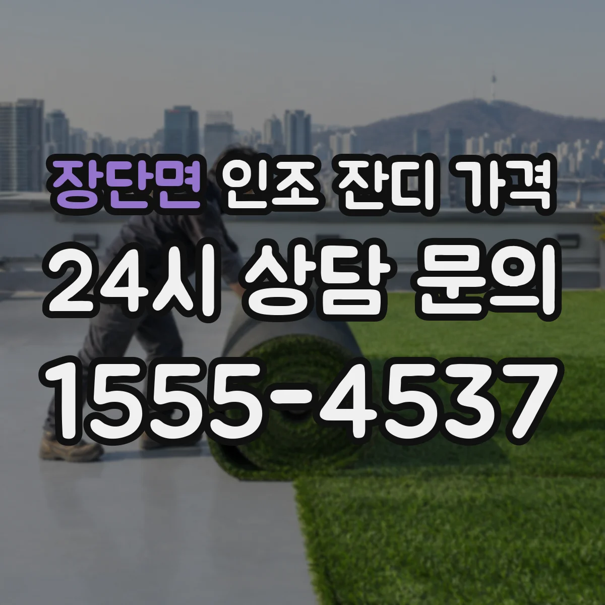 장단면 인조 잔디 가격
