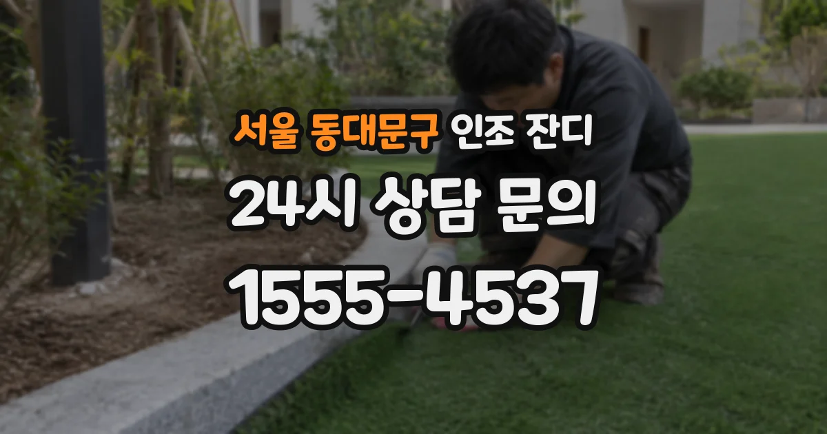 서울 동대문구 인조 잔디