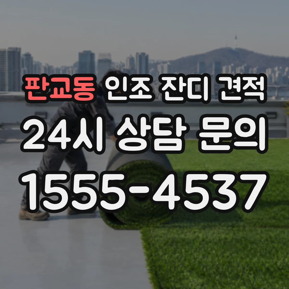 판교동 인조 잔디 견적