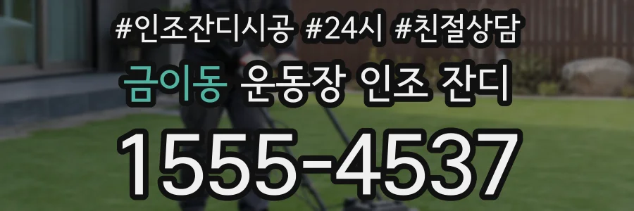 금이동 운동장 인조 잔디