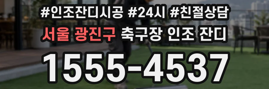 서울 광진구 축구장 인조 잔디