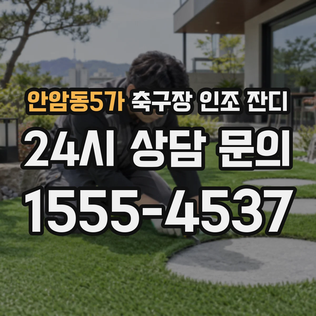 안암동5가 축구장 인조 잔디