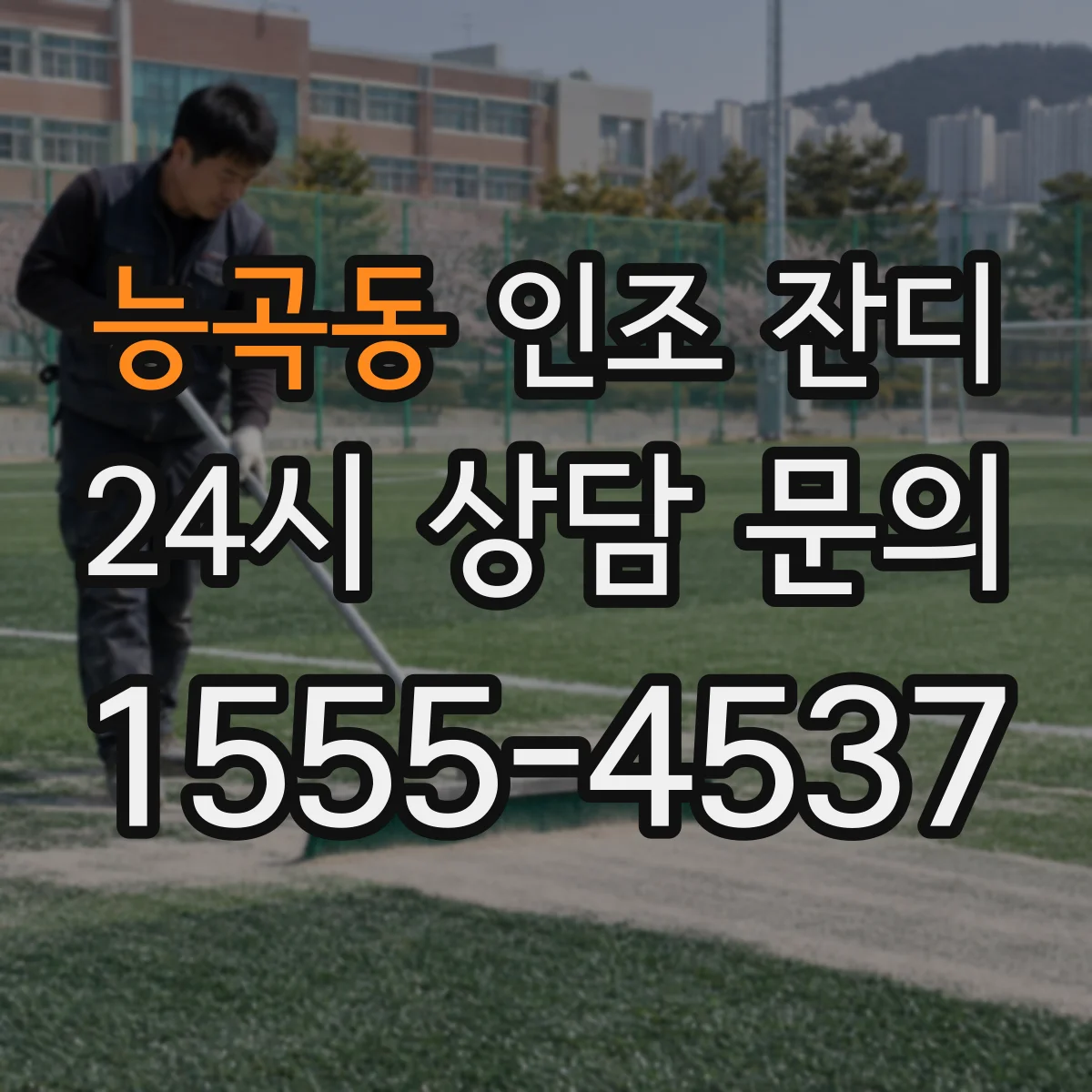 능곡동 인조 잔디