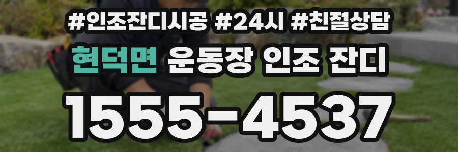 현덕면 운동장 인조 잔디