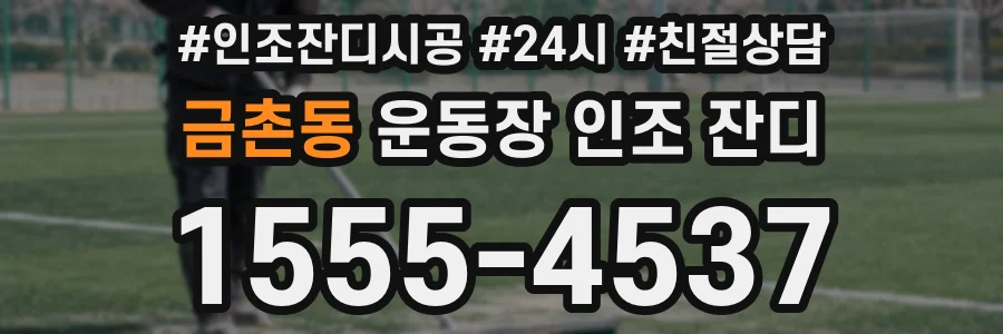 금촌동 운동장 인조 잔디