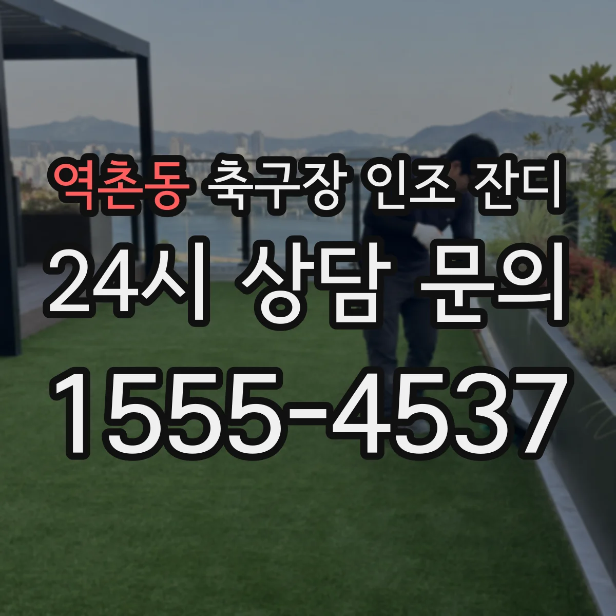 역촌동 축구장 인조 잔디
