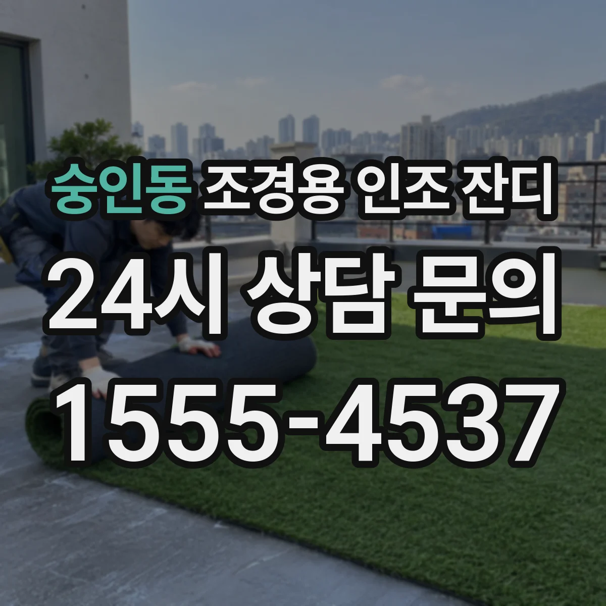 숭인동 조경용 인조 잔디