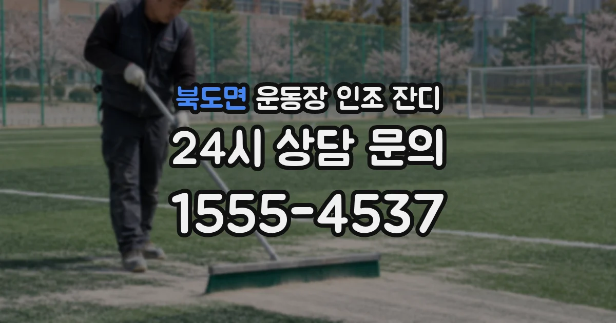 북도면 운동장 인조 잔디