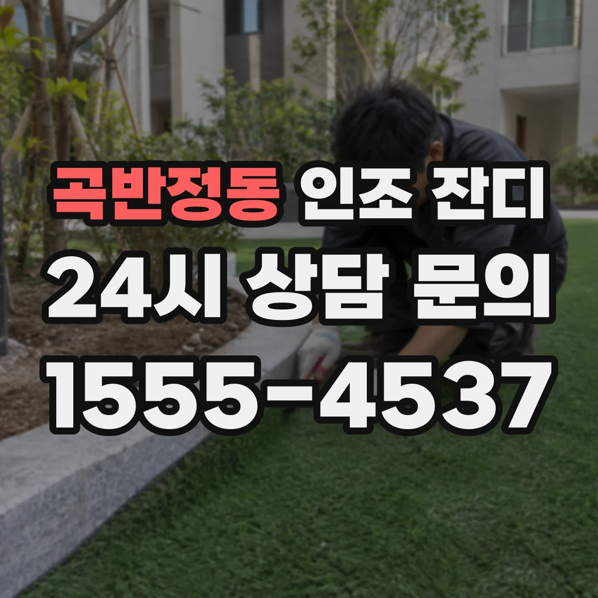 곡반정동 인조 잔디