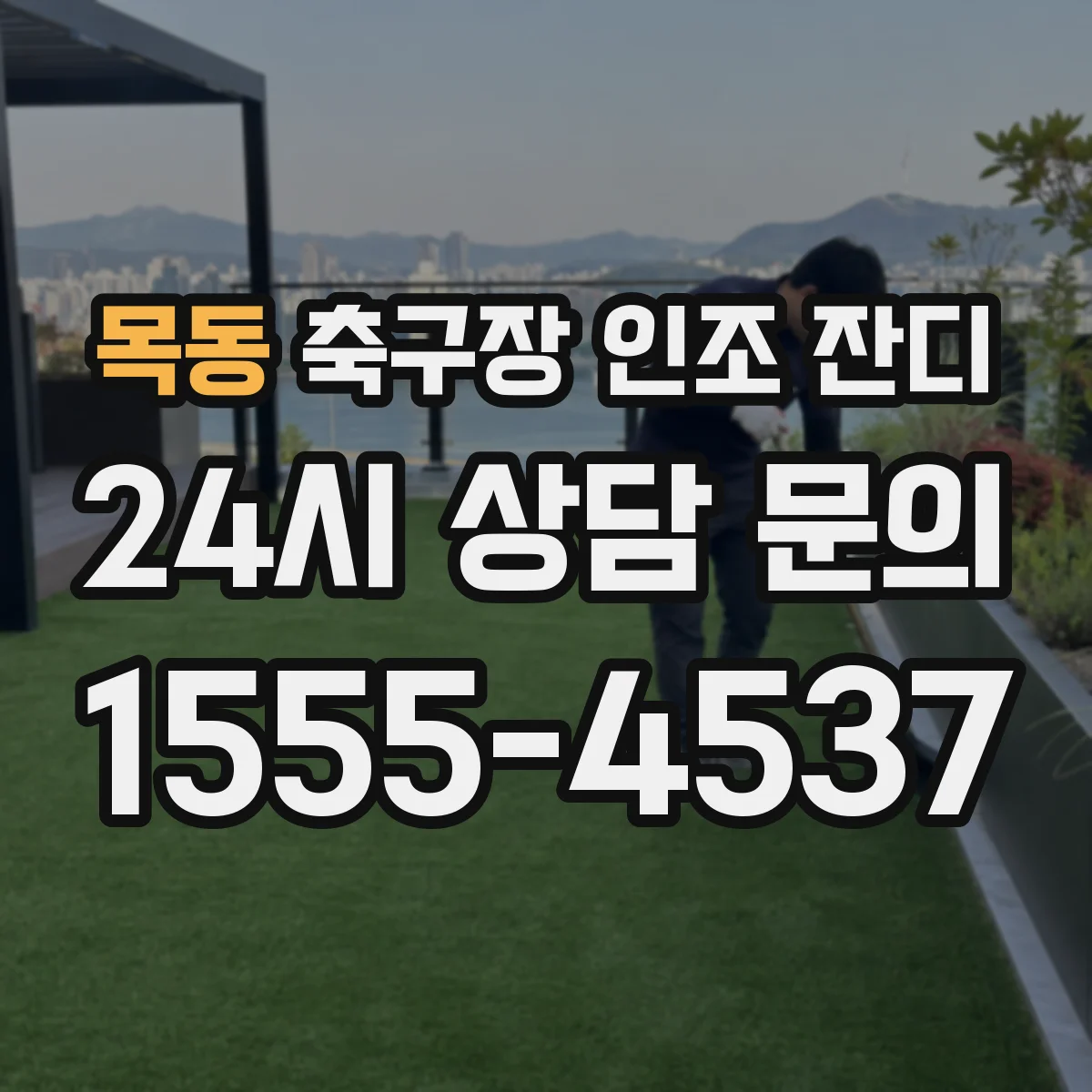 목동 축구장 인조 잔디