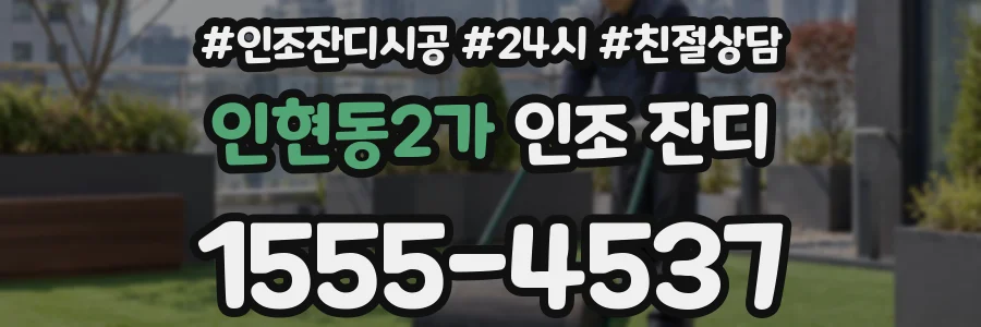 인현동2가 인조 잔디