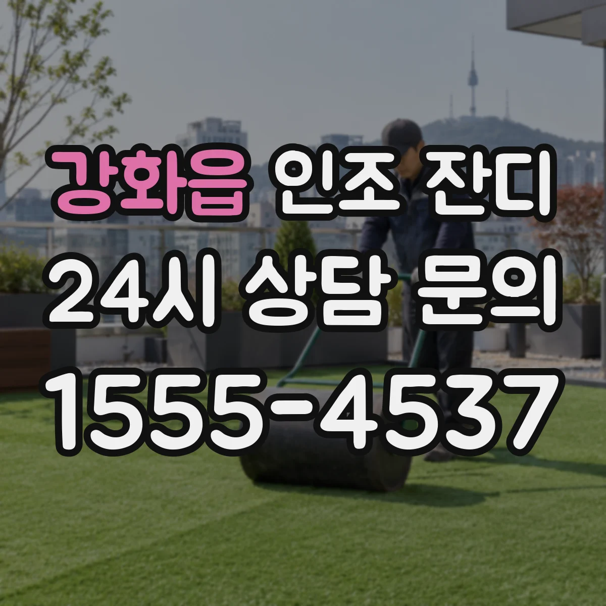 강화읍 인조 잔디