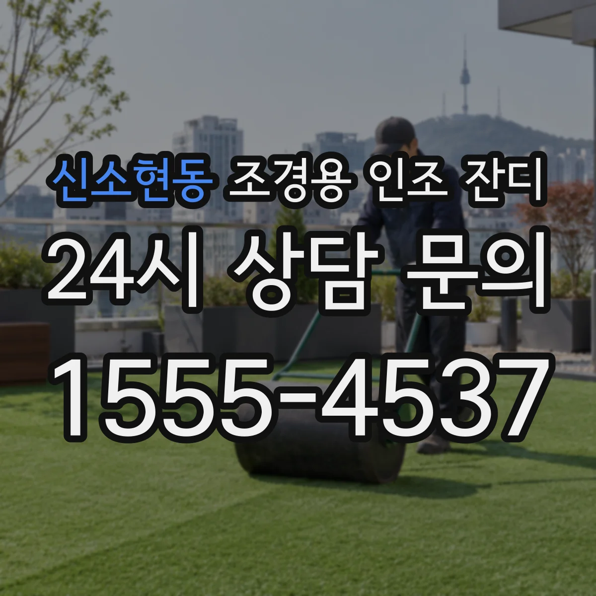 신소현동 조경용 인조 잔디