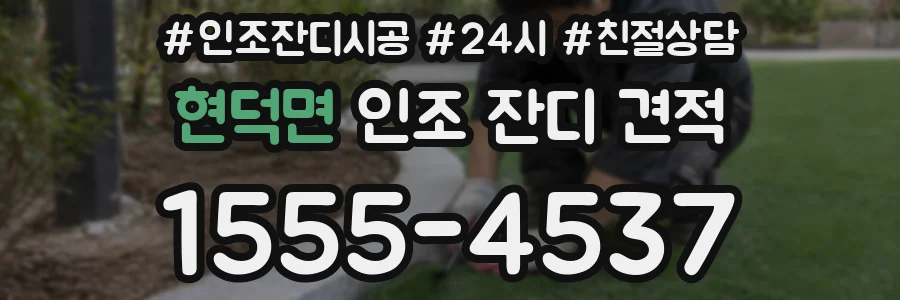 현덕면 인조 잔디 견적