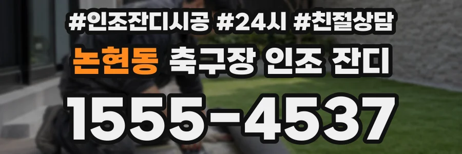 논현동 축구장 인조 잔디