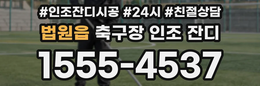 법원읍 축구장 인조 잔디