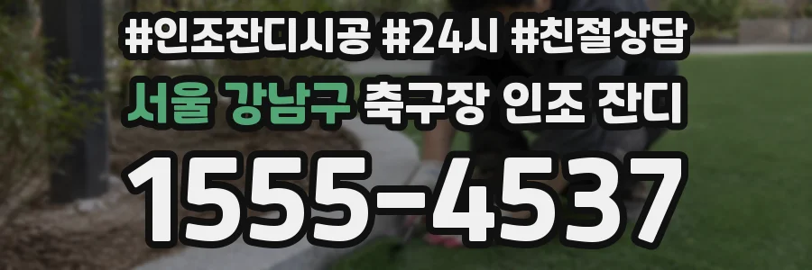 서울 강남구 축구장 인조 잔디