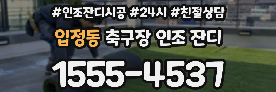 입정동 축구장 인조 잔디