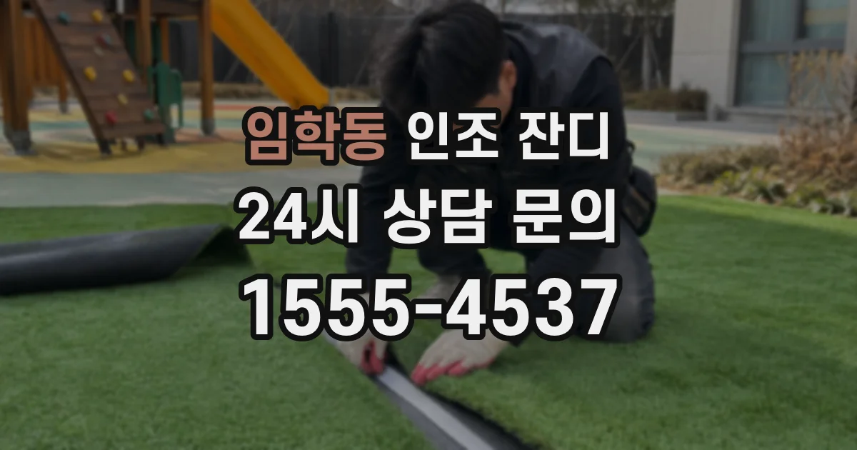 임학동 인조 잔디